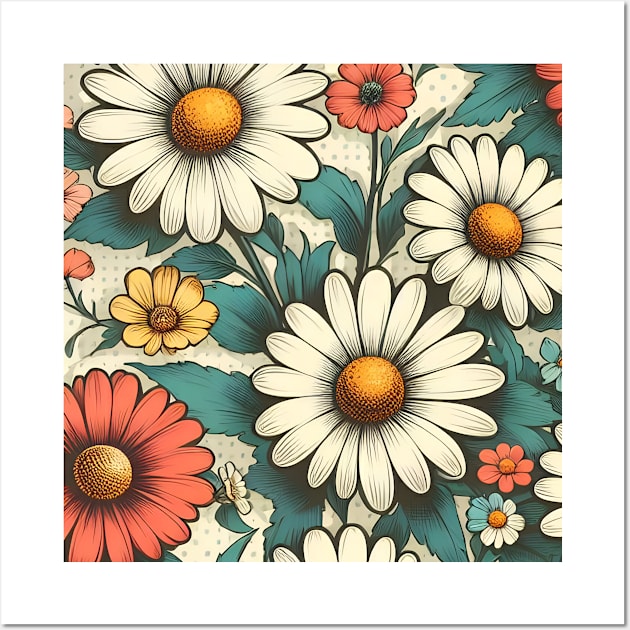 Daisies Wall Art by Jenni Arts